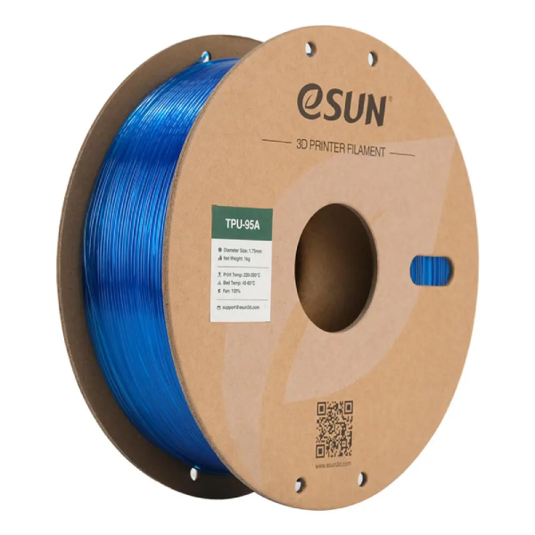 esun TPU-95A (translucent blue)